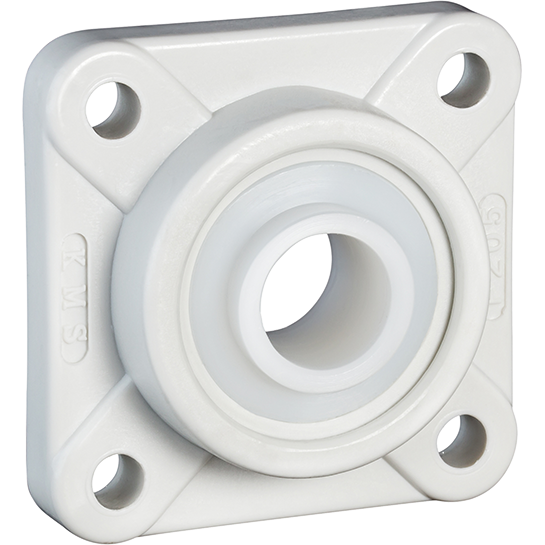 4 bolt UHMW flange bearing
