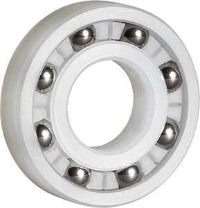 PVDF plastic radial ball bearings