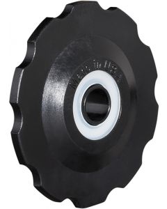 1234, Bicycle Derailer Pulley - Integrated Plastic Race Ball Bearing - .236" x 1.485" x .236"